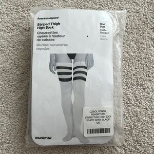 American Apparel Striped Knee High Socks